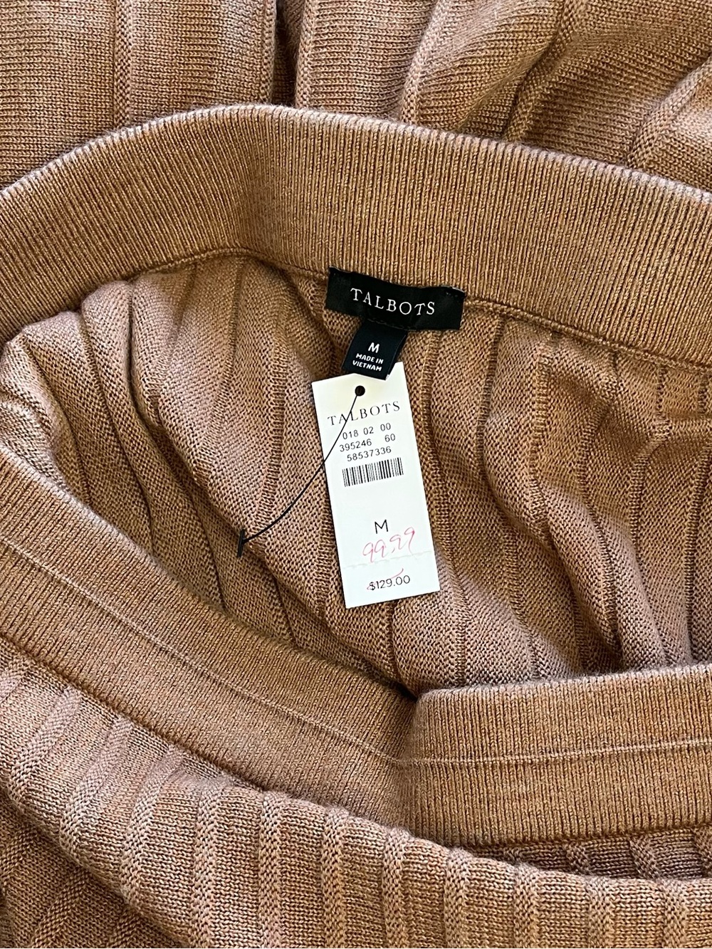 Talbots Brown Pleated Midi Skirt - Picture 5 of 16